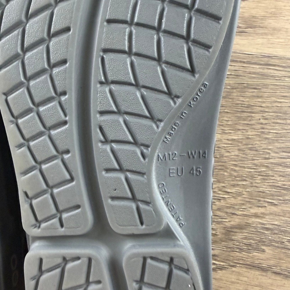OOFOS OOahh Slide Recovery Sandals Size 12 Mens Gray Lightweight Casual - Picture 3 of 10